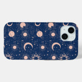 Planeten & Sterren Patroon Case-Mate iPhone Case (Achterkant (horizontaal))