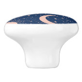 Planeten & Sterren Patroon Keramische Knop (Zijkant)