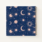 Planeten & Sterren Patroon Notitieboek (Achterkant)