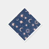 Planeten & Sterren Patroon Servet (Hoek)