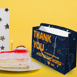Planeten & Sterren Verjaardagsfeest Favoriet Dank  Groot Cadeauzakje