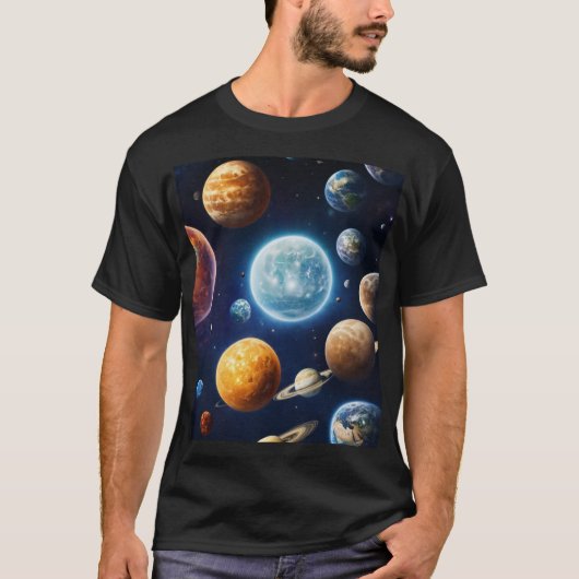Planeten T-Shirt (Voorkant)