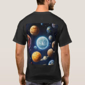 Planeten T-Shirt (Achterkant)