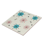 Planeten uit het atoomtijdperk Starbursts Tegeltje (Zijkant)