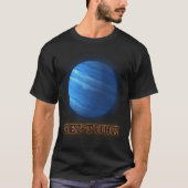 Planeten van Neptunus Kleur.v1 T-shirt (Voorkant)