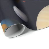 Planetenpatroon Cadeaupapier (Rol Hoek)