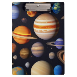 Planetenpatroon Klembord