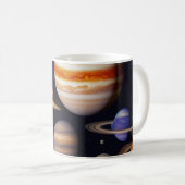 Planetenpatroon Koffiemok (Voorkant rechts)