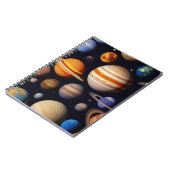 Planetenpatroon Notitieboek (Linkerzijde)