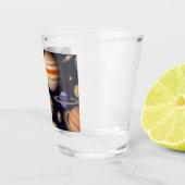 Planetenpatroon Shot Glas (Rechts)