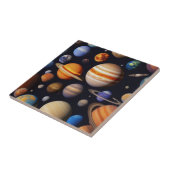 Planetenpatroon Tegeltje (Zijkant)