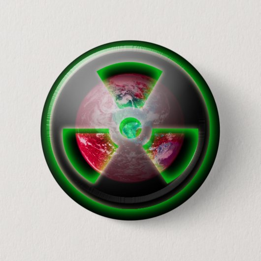 Planetgiftig Ronde Button 5,7 Cm (Voorkant)