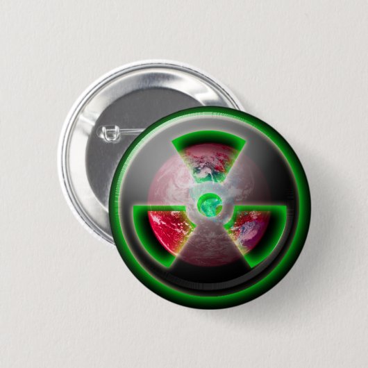 Planetgiftig Ronde Button 5,7 Cm (Voorkant /achterkant)