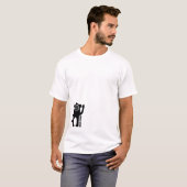 PlanetHYLO BW Mannen t-shirt FRONT & BACK (Voorkant volledig)