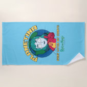 Planetina - Elke vuilbit telt Strandlaken (Voorkant)