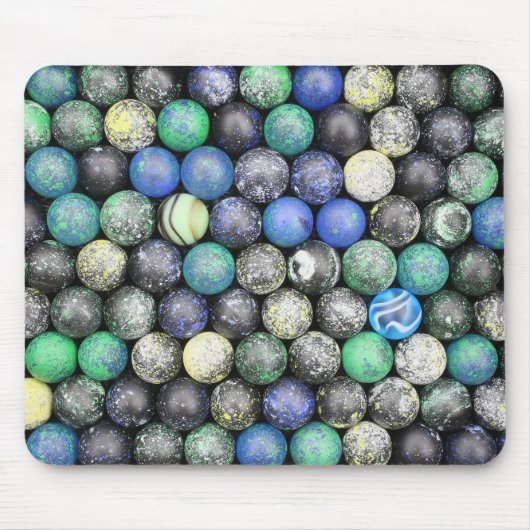 Planetoïden abstract afbeelding muismat (Voorkant)