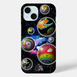 Planetoïden iPhone 15 Case
