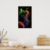 Planetoïden in het nebulascluster RR90 Poster (Keuken)