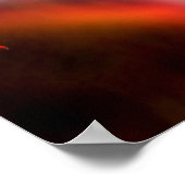 Planetoïden in het nebulascluster RR90 Poster (Hoek)