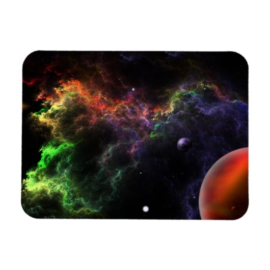 Planetoïden - Nebula Cluster Photo Magnet Magneet (Horizontaal)