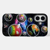Planetoïden sterk Case-Mate iPhone case (Achterkant (horizontaal))
