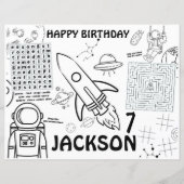 Planetplaatjes, werkblad buitenruimte (Voorkant)