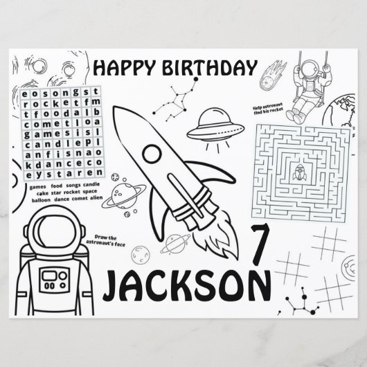 Planetplaatjes, werkblad buitenruimte (Voorkant)