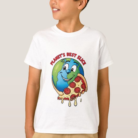 Planet's Best Slice Kinderen T-shirt - Smiling Ear (Voorkant)
