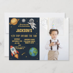 Planets Explorer Party Uitnodigen Kaart