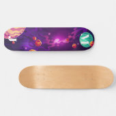 Planets in Space Personalized Skateboard (Horizontaal)
