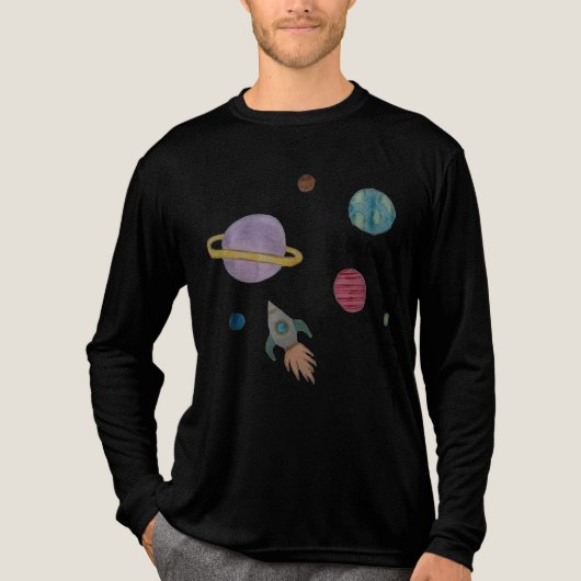 Planets in space T-Shirt (Voorkant volledig)