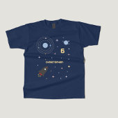 Planets & Raket, Buitenruimte Kind T-shirt