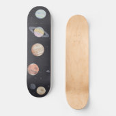 PLANETS skateboard (Voorkant)