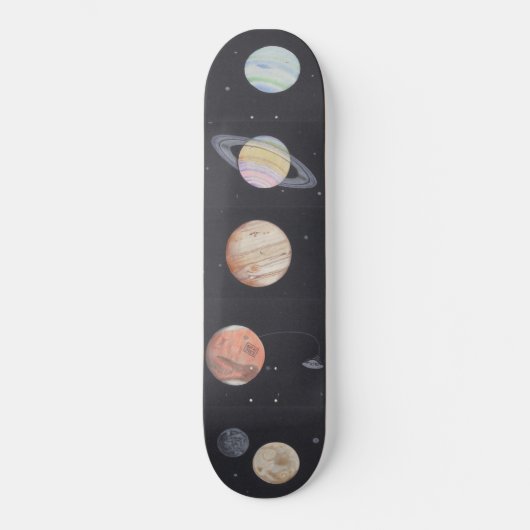 PLANETS-skateboard Persoonlijk Skateboard (Voorkant)
