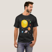 Planets Solar System Planetarium Astronomy Astroph T-shirt (Voorkant volledig)