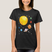 Planets Solar System Planetarium Astronomy Astroph T-shirt (Voorkant)