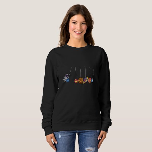 Planets Space Physics Astronaut Trui (Voorkant volledig)