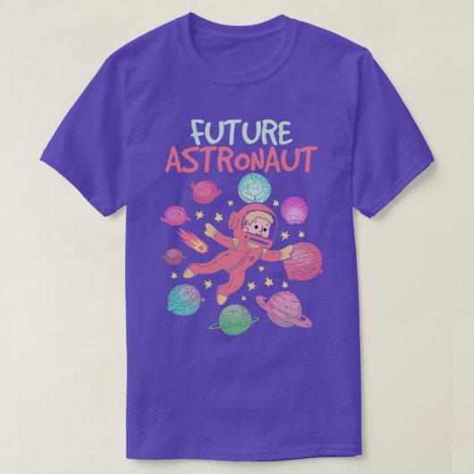 Planets Space Science Lover Galaxy Astronomy Futur T-shirt (Design voorkant)