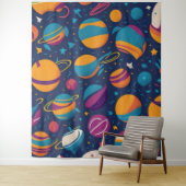  Planets Wallpaper Wandkleed (In situ)