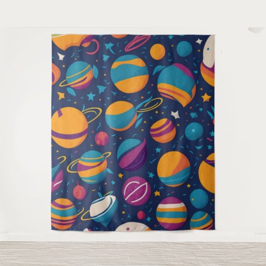  Planets Wallpaper Wandkleed (Voorkant)