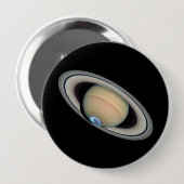 PLANETSATURN (zonnestelsel) ~ Ronde Button 4,0 Cm (Voorkant /achterkant)