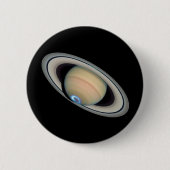 PLANETSATURN (zonnestelsel) ~ Ronde Button 5,7 Cm (Voorkant)