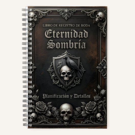 planificador de boda gotico notitieboek (Voorkant)