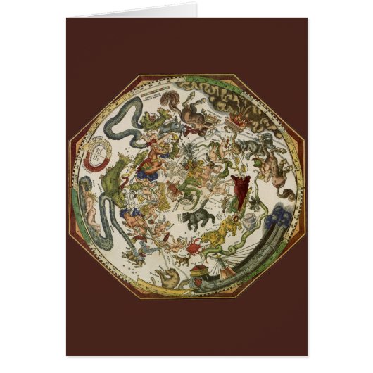  Planisfeer hemelkaart door Peter Apian (Voorkant)