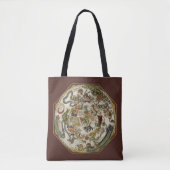 Planisfeer hemelkaart door Peter Apian Tote Bag (Voorkant)
