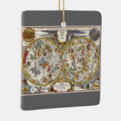  Planisfeer sterrenkaart van Nicholas de Fer Keramisch Ornament (Rechts)