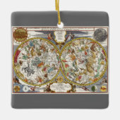  Planisfeer sterrenkaart van Nicholas de Fer Keramisch Ornament (Voorkant)