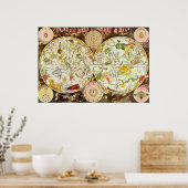 Planisphæri Coeleste: Astrologie - Poster (Keuken)