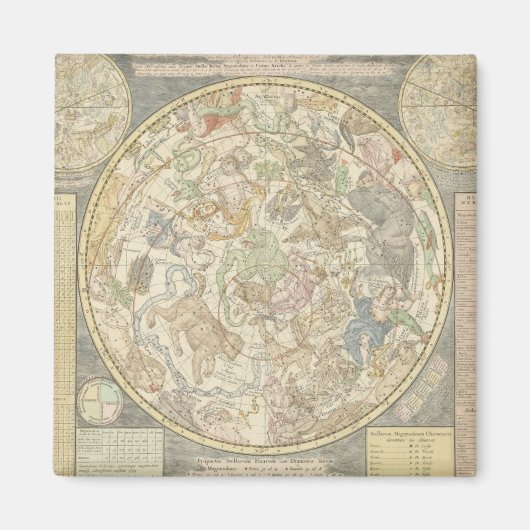 Planisphaerii Coelestis Hemis. Magneet (Voorkant)