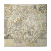 Planisphaerii Coelestis Hemisphaerium Tegeltje (Voorkant)